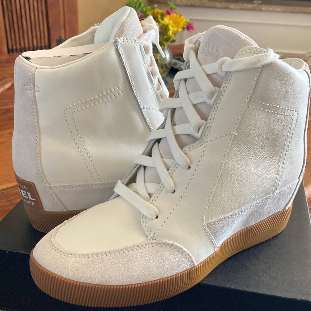 Women's High-Top Sneakers in White by Sorel - Picture 8 of 10